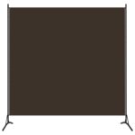 1-Panel Room Divider Brown 175x180cm