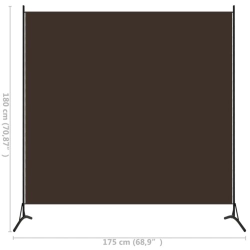 1-Panel Room Divider Brown 175x180cm - Image 5