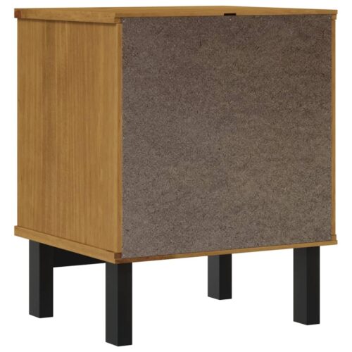 Bedside Cabinet FLAM 40x35x50cm Solid Wood Pine - Image 7