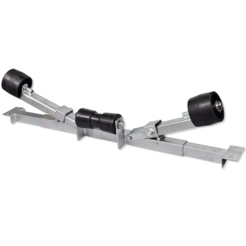 Boat Trailer Bottom Support Bracket with Keel Rollers - Image 9