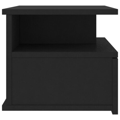 Floating Nightstands 2pcs Black 40x31x27cm Engineered Wood - Image 5