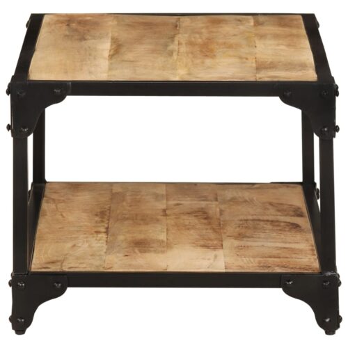 Coffee Table 90x45x35cm Solid Rough Mango Wood - Image 3