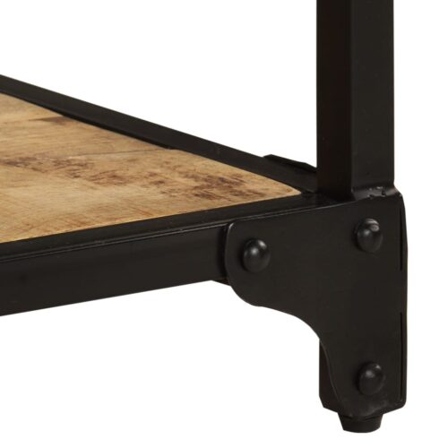Coffee Table 90x45x35cm Solid Rough Mango Wood - Image 7