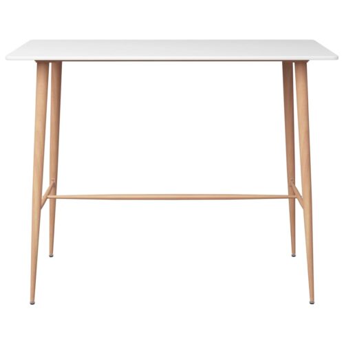 Bar Table White 120x60x105cm - Image 2