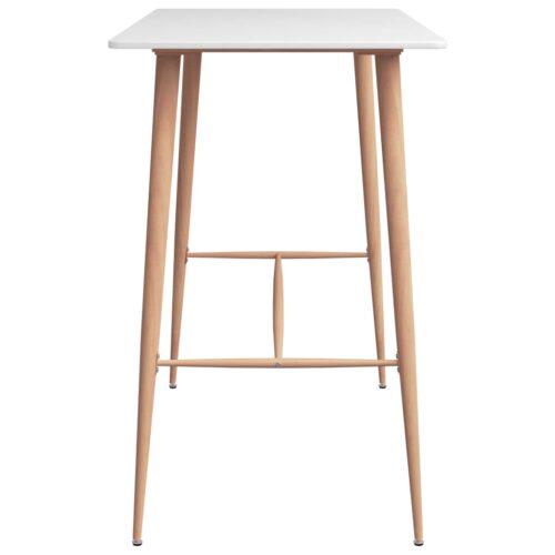 Bar Table White 120x60x105cm - Image 3