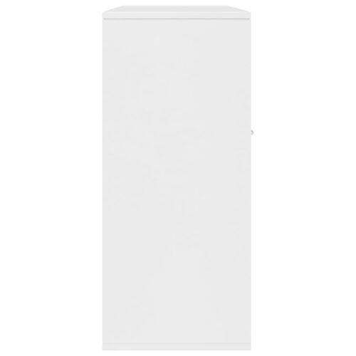 Sideboard White 88x30x70cm Engineered Wood - Image 6