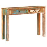 Console Table 110x30x75cm Solid Wood Reclaimed