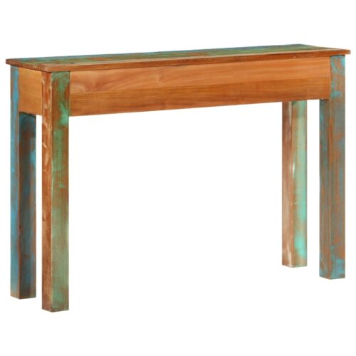 Console Table 110x30x75cm Solid Wood Reclaimed - Image 4