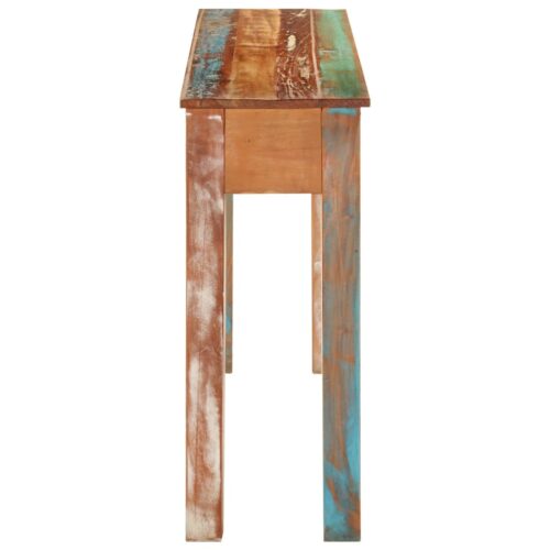 Console Table 110x30x75cm Solid Wood Reclaimed - Image 5