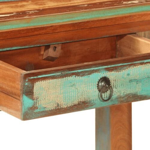 Console Table 110x30x75cm Solid Wood Reclaimed - Image 7