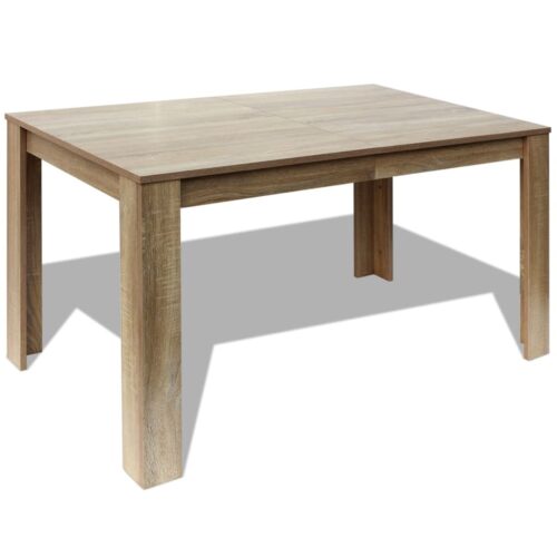 Dining Table 140x80x75cm Oak