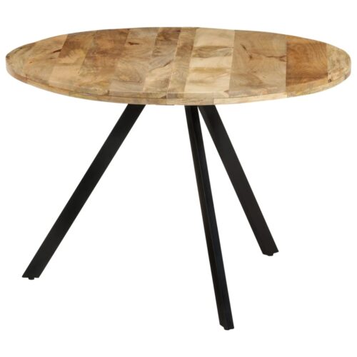 Dining Table 110x75cm Solid Wood Mango - Image 10