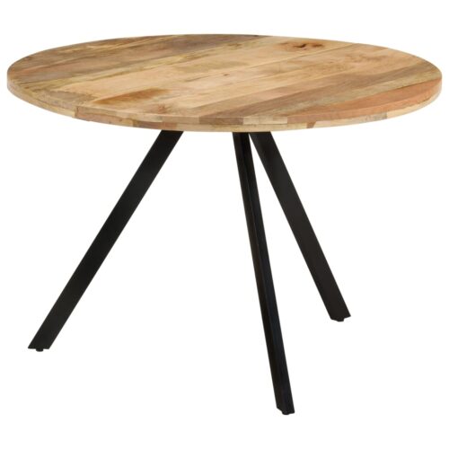 Dining Table 110x75cm Solid Wood Mango - Image 12
