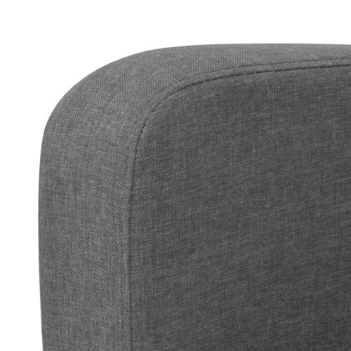 2-Seater Sofa 135x65x76cm Dark Grey - Image 3