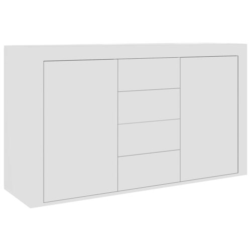 Sideboard White 120x36x69cm Engineered Wood