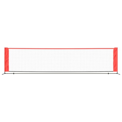 Tennis Net Black Red 400x100x87cm Polyester - Image 3