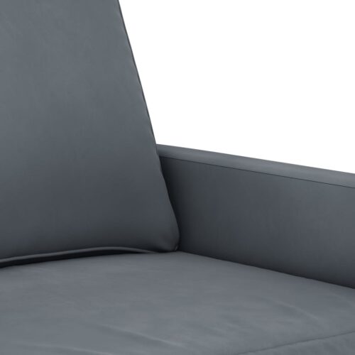 3-Seater Sofa Dark Grey 180cm Velvet - Image 6