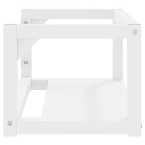 Wall-Mounted Bathroom Vanity Wash Basin Sink Frame Black 40x38x31cm Iron - Image 4