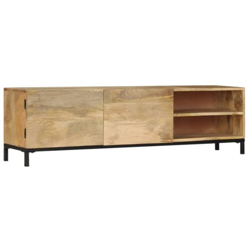 TV Cabinet 145x30x41cm Solid Mango Wood - Image 10