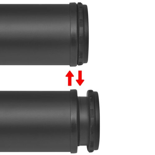 4pcs Adjustable Table Legs Black 1100mm - Image 3