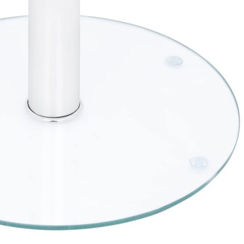 Coffee Table Transparent 40cm Tempered Glass - Image 4