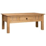 Coffee Table 100x60x45cm Solid Pine Wood Panama Range