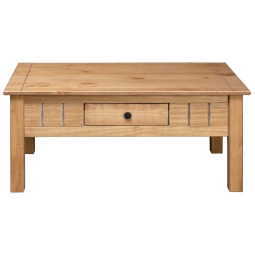 Coffee Table 100x60x45cm Solid Pine Wood Panama Range - Image 5