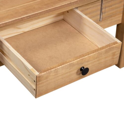 Coffee Table 100x60x45cm Solid Pine Wood Panama Range - Image 8