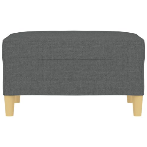 Footstool Dark Grey 70x55x41cm Fabric - Image 3