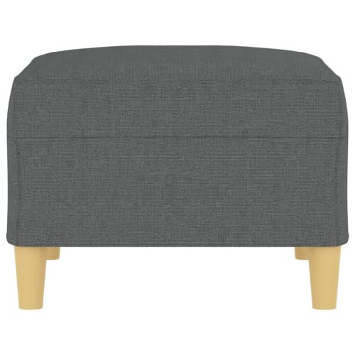 Footstool Dark Grey 70x55x41cm Fabric - Image 4