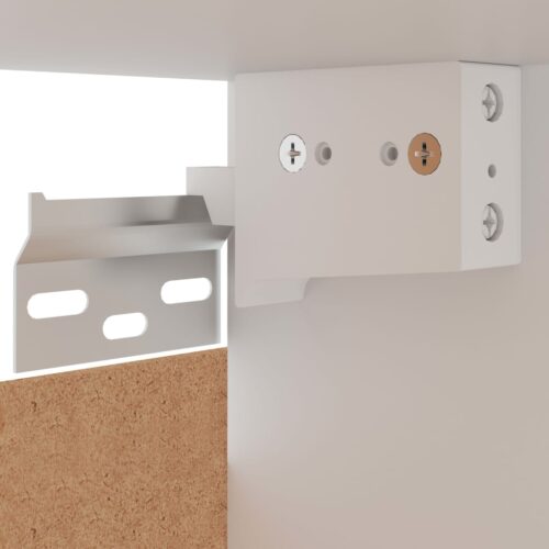 Hanging Corner Cabinet White 57x57x60cm Engineered Wood - Image 8