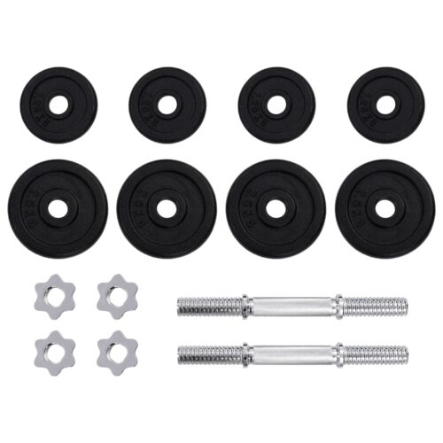 15-Piece Dumbbell Set 20kg Cast Iron - Image 5