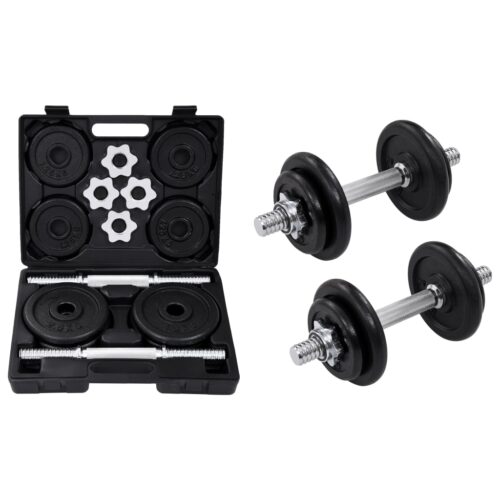15-Piece Dumbbell Set 20kg Cast Iron - Image 11