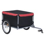 Bike Trailer Black Red 65 kg