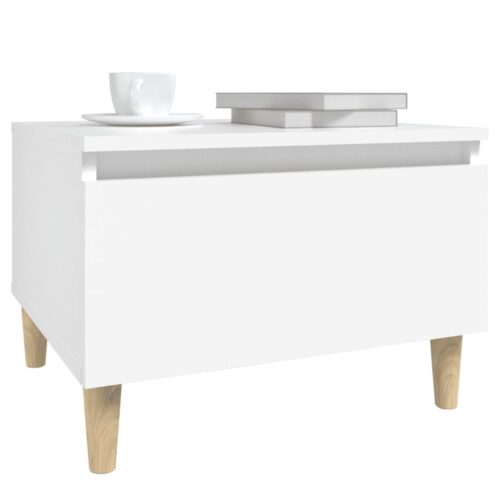 Side Tables 2pcs White 50x46x35cm Engineered Wood - Image 5
