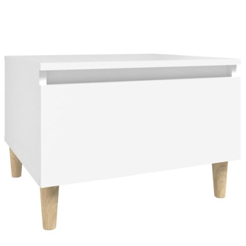 Side Tables 2pcs White 50x46x35cm Engineered Wood - Image 7