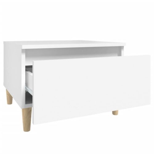 Side Tables 2pcs White 50x46x35cm Engineered Wood - Image 9