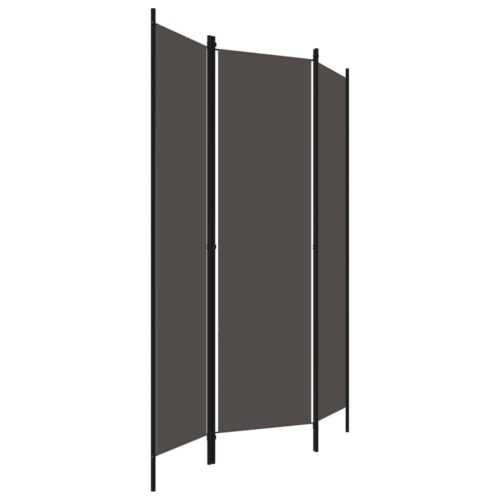 3-Panel Room Divider Anthracite 150x180cm - Image 3