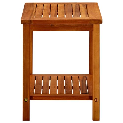 Coffee Table 50x35x45cm Solid Acacia Wood - Image 3