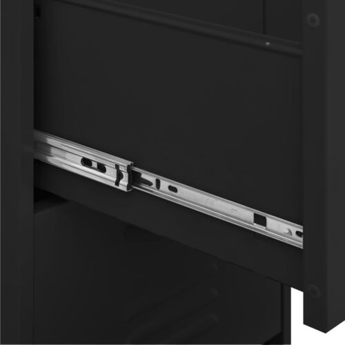 Steel Storage Cabinet Black Industrial Drawers Cupboard Sideboard Rack Table - Image 9