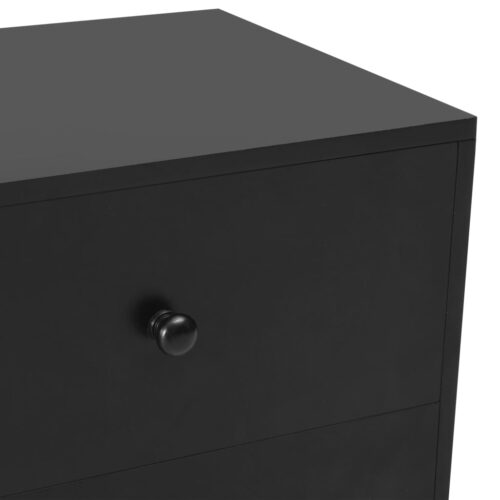 Bedside Cabinets 2pcs Black 40x30x50cm Solid Pinewood - Image 8