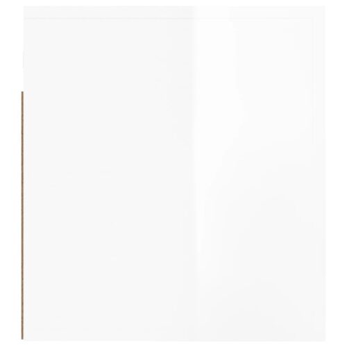 Wall-mounted Bedside Cabinets 2pcs High Gloss White 50x36x40cm - Image 8