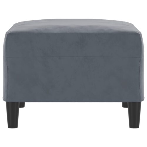 Footstool Dark Grey 70x55x41cm Velvet - Image 4