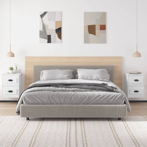 Wall-mounted Bedside Cabinets 2pcs White 41.5x36x53cm - Image 3