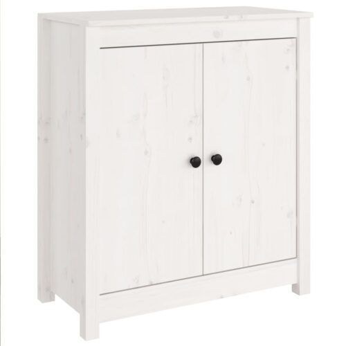 Sideboards 2pcs White 70x35x80cm Solid Wood Pine - Image 4