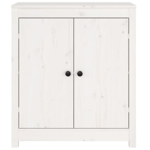 Sideboards 2pcs White 70x35x80cm Solid Wood Pine - Image 5