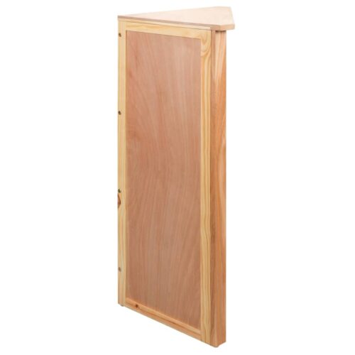 Corner Shelf 59x36x100cm Solid Oak Wood - Image 4