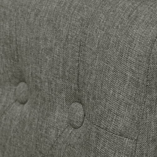 Dining Chairs 2pcs Light Grey Fabric - Image 6