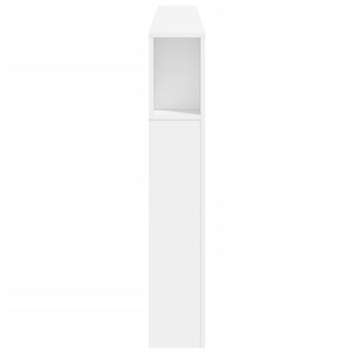 LED Headboard White 200cm Engineered Wood - Image 4