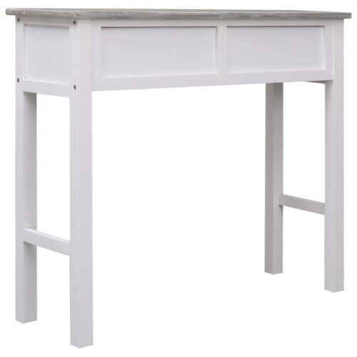 Console Table Grey 90x30x77cm Wood - Image 5